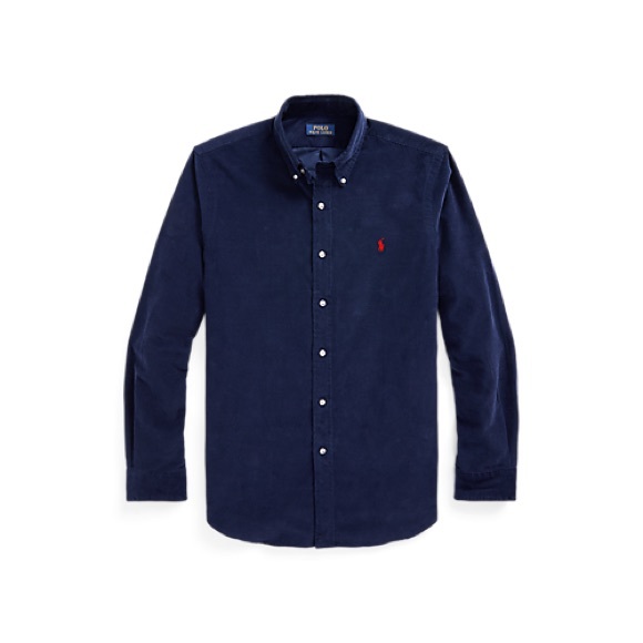 R2-26 NWT Size XL Men’s POLO RALPH LAUREN Classic Fit Fine-Wale Corduroy Shirt